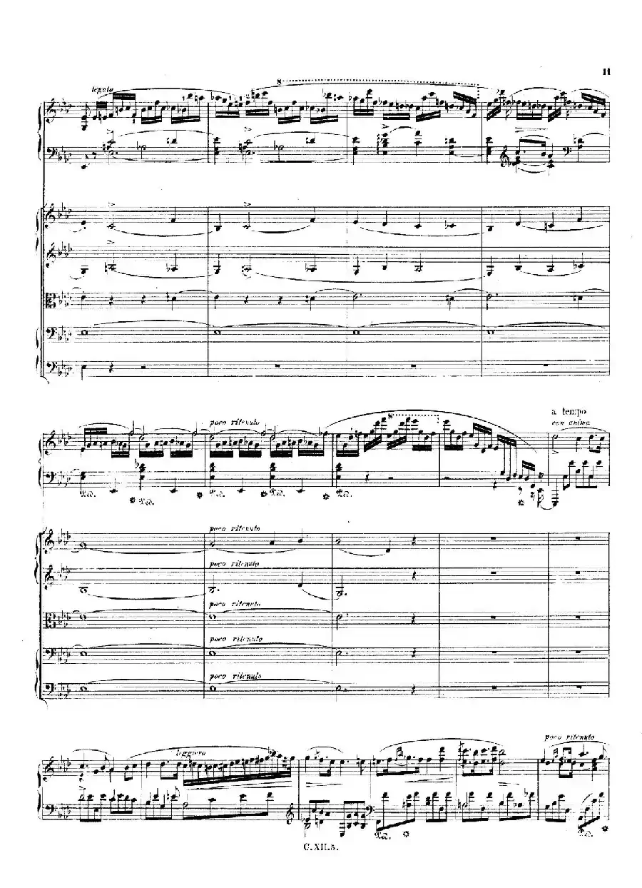 Piano Concerto No.2 in f Minor Op.21（f小调第二钢琴协奏曲·总谱）