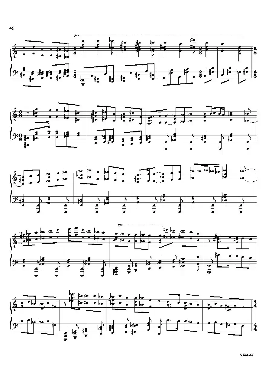 Piano Sonata No.8（第八钢琴奏鸣曲）（3）