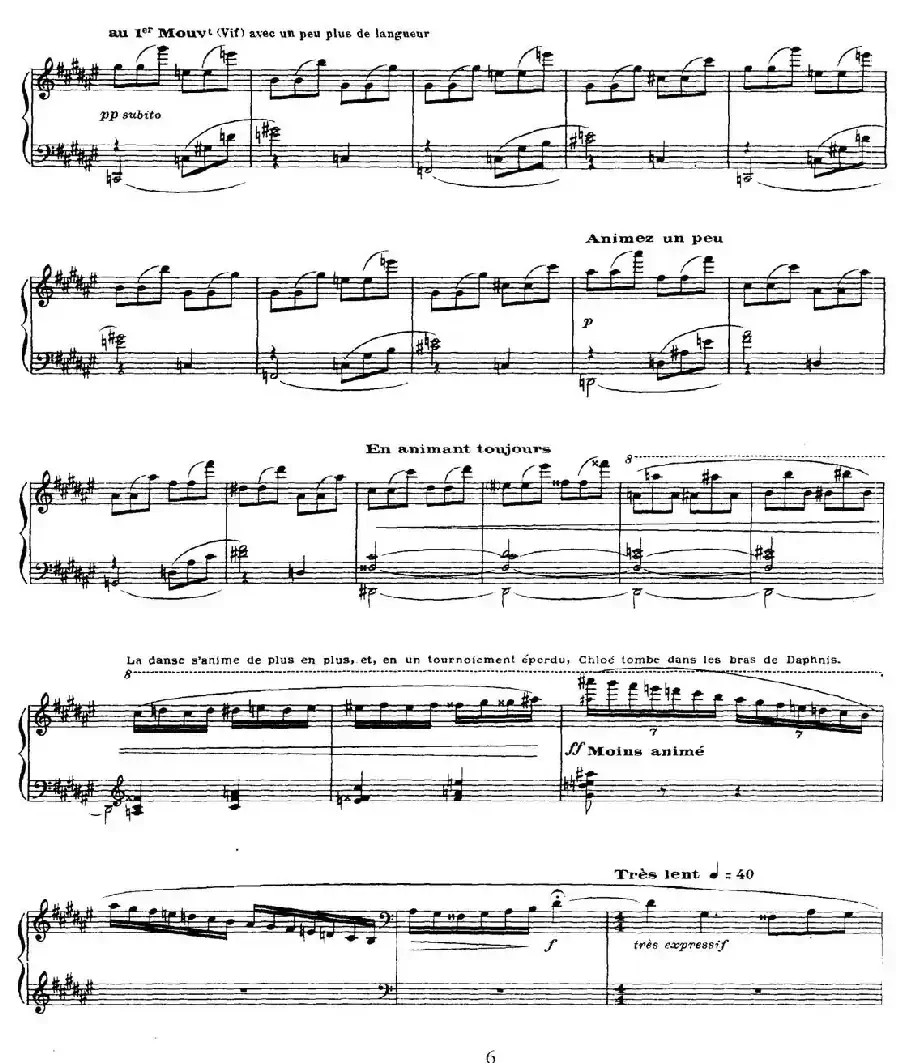 Daphnis et Chloe（达夫尼斯与赫洛亚）（Ⅲ）