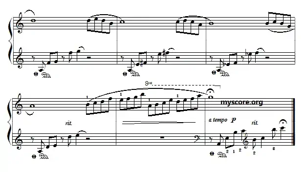 考级初级曲目:日落时分