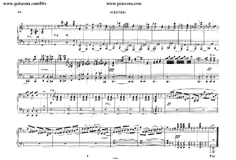 Piano Concerto No.2 in f Minor Op.21（f小调第二钢琴协奏曲·四手联弹版）