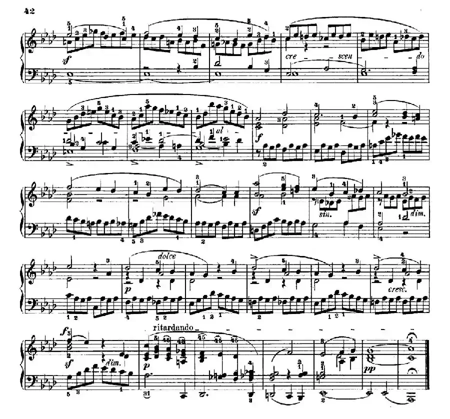 6 Preludes and Fugues Op.35（6首前奏曲与赋格·4）