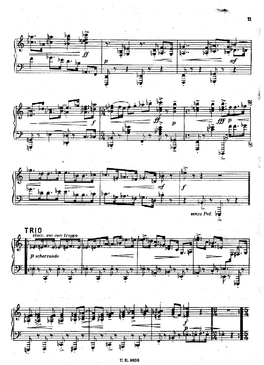 克热内克-第二钢琴奏鸣曲（Piano Sonata No.2 Op.59）