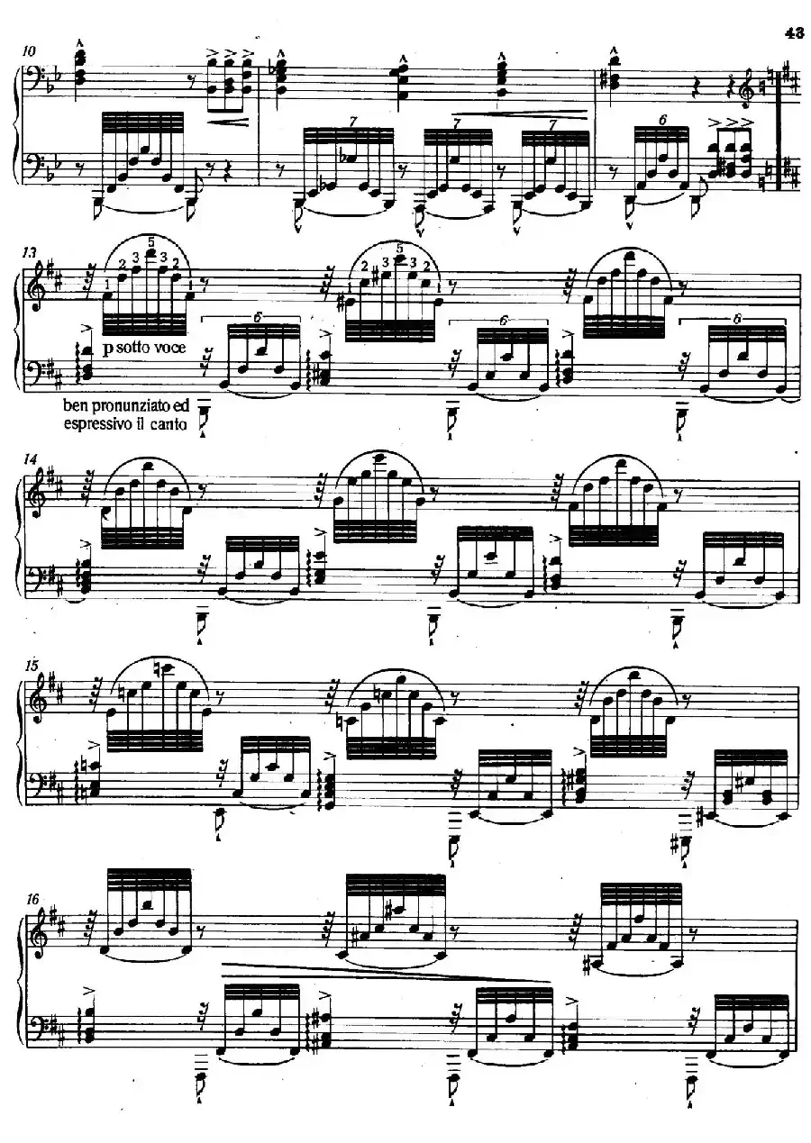 12 Etudes d'execution Transcendante S.139（12首超技练习曲·6）