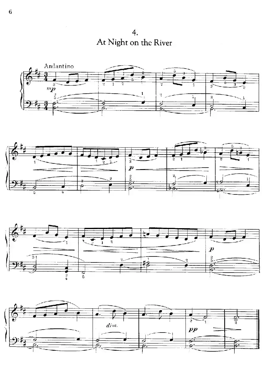 Thirty Pieces For Children Op.27（30首儿童钢琴曲 1—5）