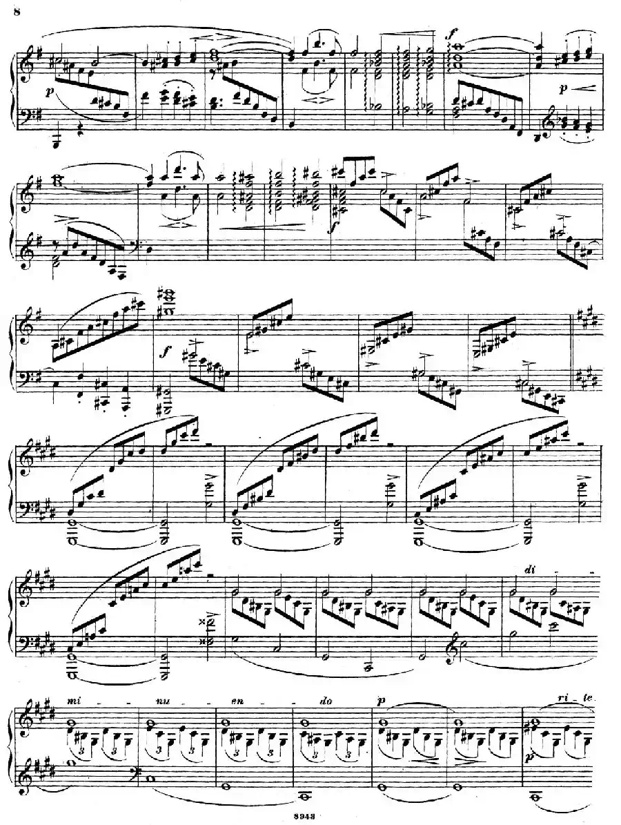 Piano Sonata in e Minor Op.28（e小调钢琴奏鸣曲）