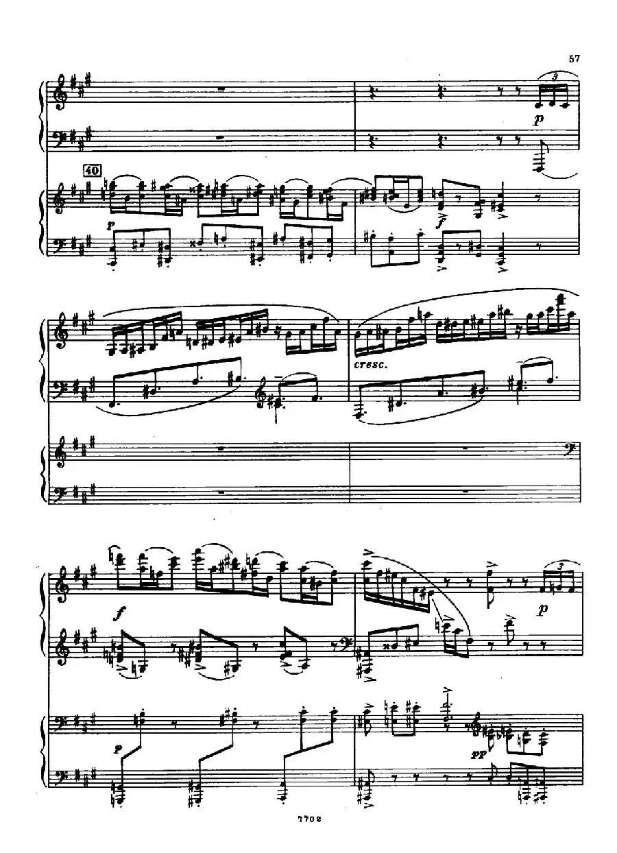 升f小调第一钢琴协奏曲 Op.1（双钢琴版）