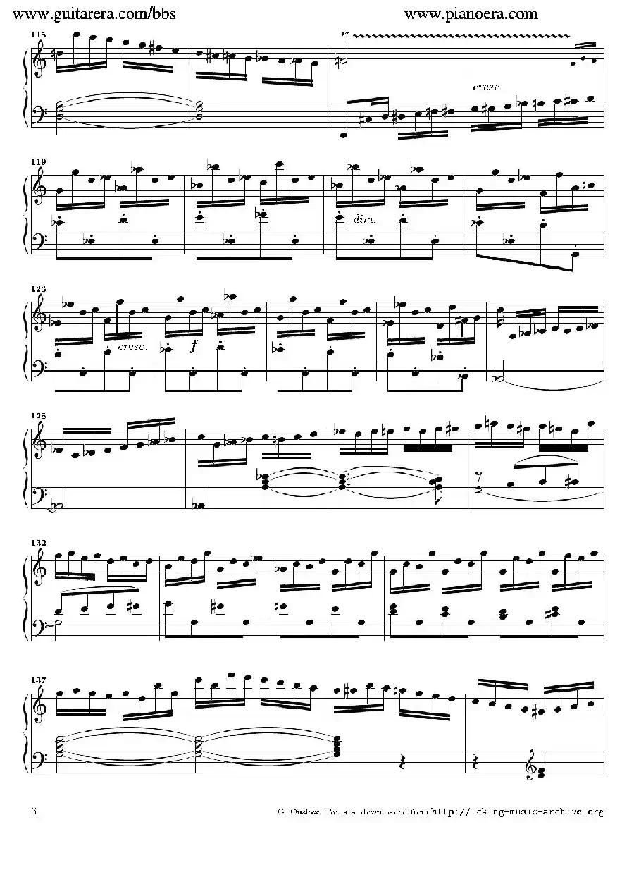 Toccata in C Major Op.6（C大调托卡塔）
