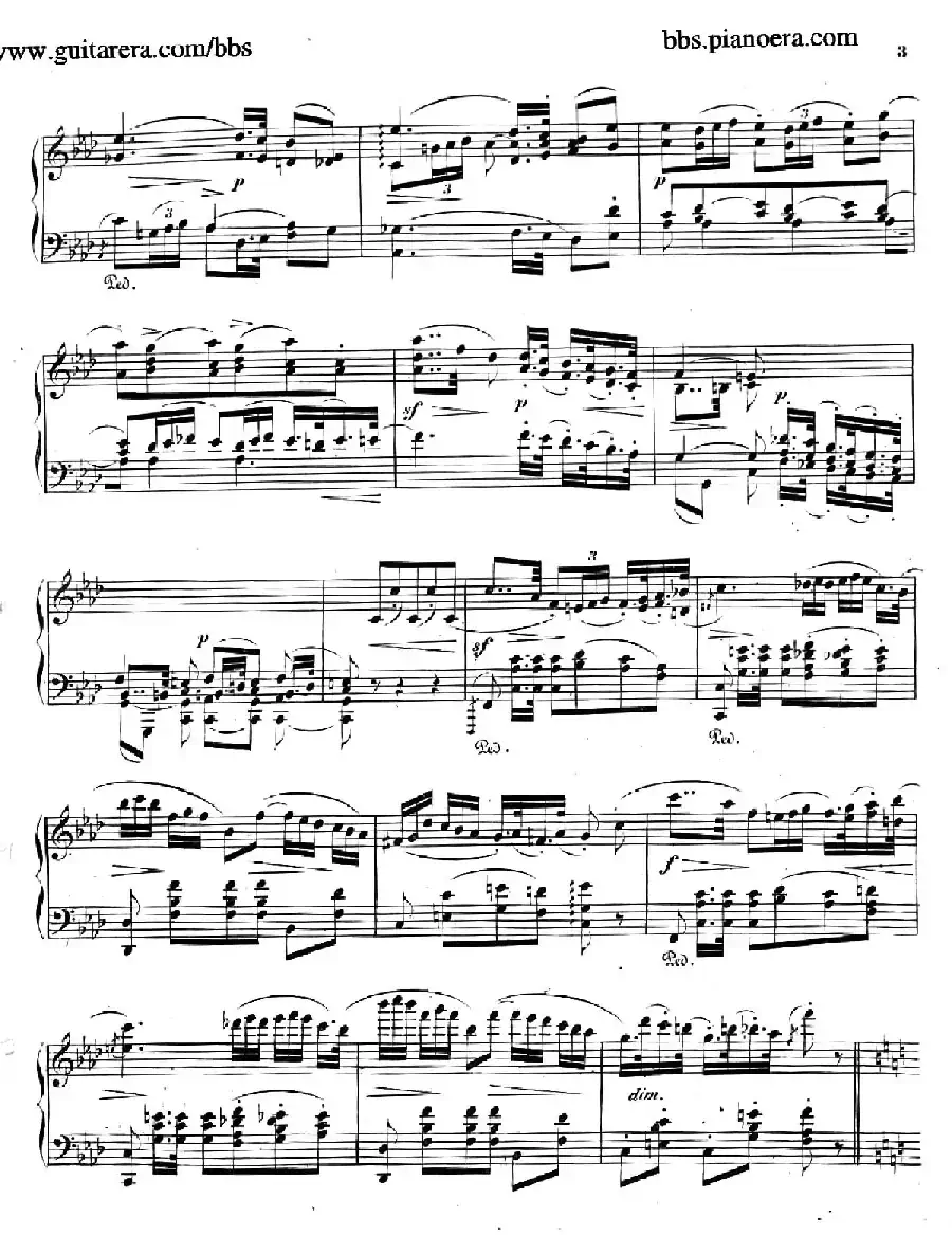 Phantasiestücke Op.31（幻想曲集·1. f小调）