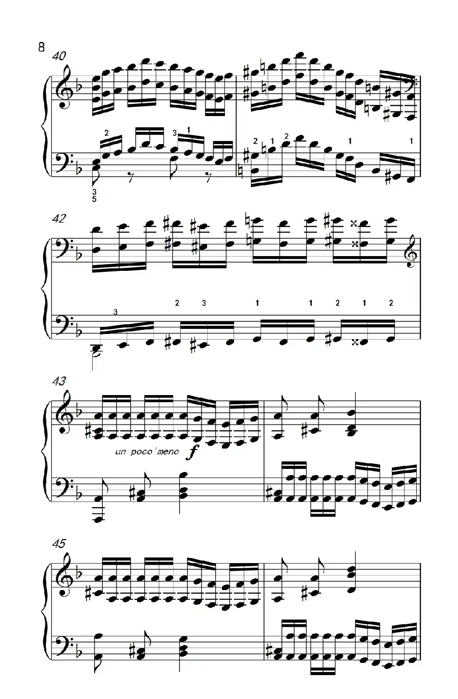 莫什科夫斯基 钢琴练习曲（第九首）