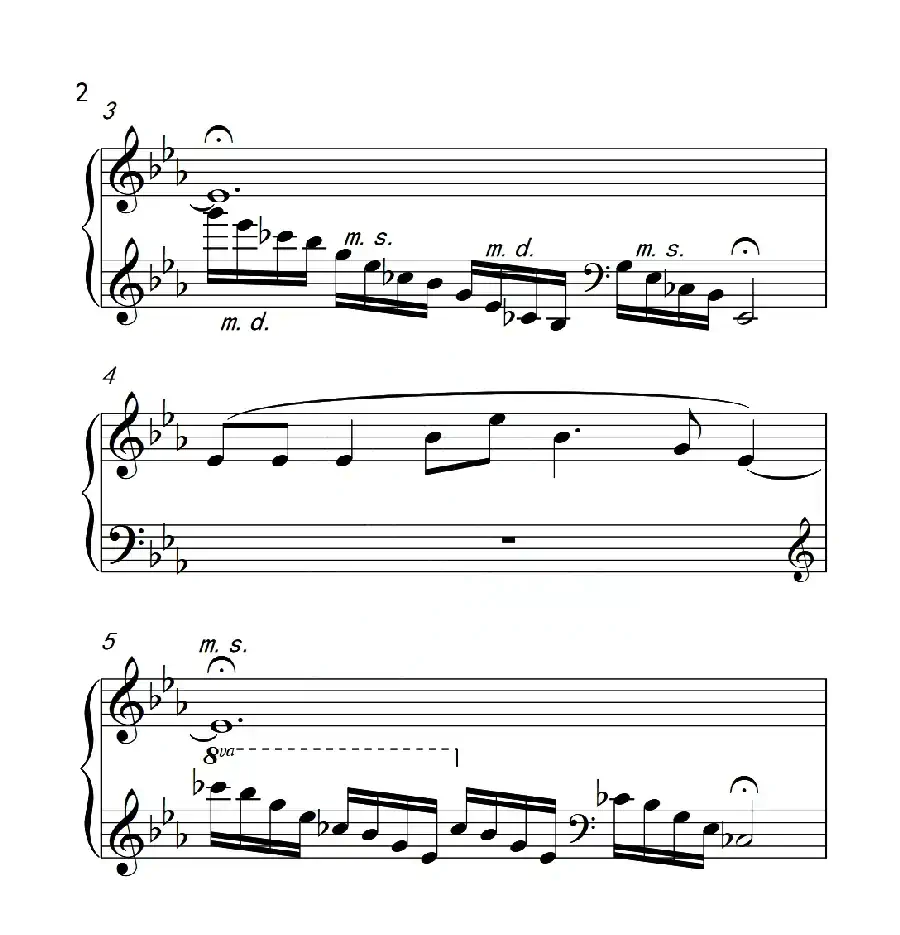 第六级 台湾民谣(中国音乐学院钢琴考级作品1~6级)