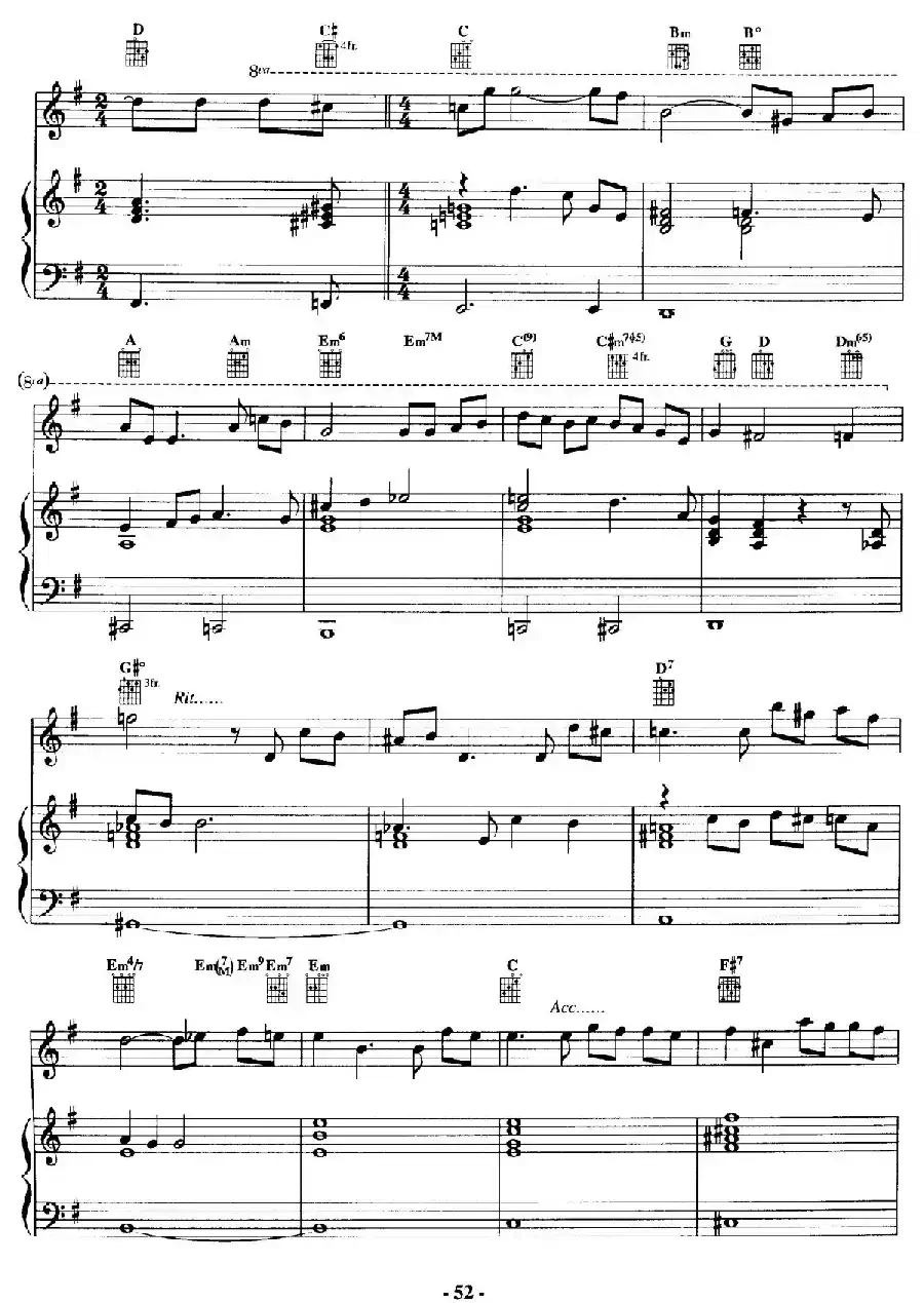 电影配乐大师莫瑞康最佳20首钢琴谱（Best of Ennio Morricone·15）