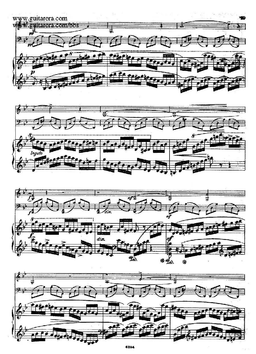 Piano Trio in g Minor Op.8（g小调钢琴三重奏）