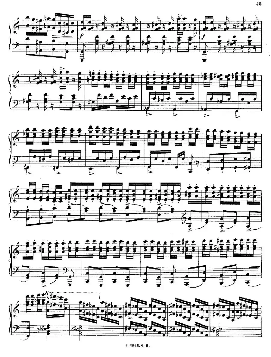 6 Etudes de Concert（6首音乐会练习曲·6）