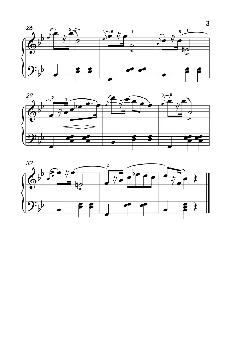 玛祖卡舞曲(老年大学 钢琴教程 3)