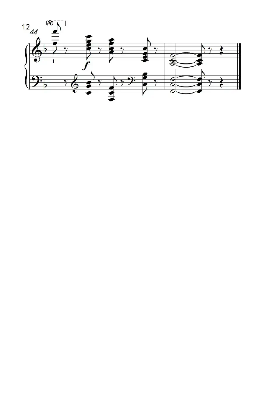 第八级3.练习曲 No.6 （中央音乐学院 钢琴（业余）考级教程 7-9级）
