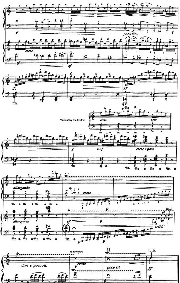 钢琴教程第八级 大型乐曲（C大调第一钢琴协奏曲 Op.15 第一乐章）