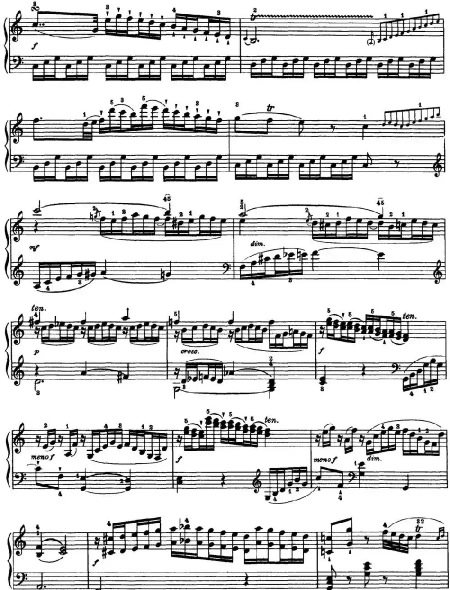 海顿 钢琴奏鸣曲 Hob XVI 39 in G major