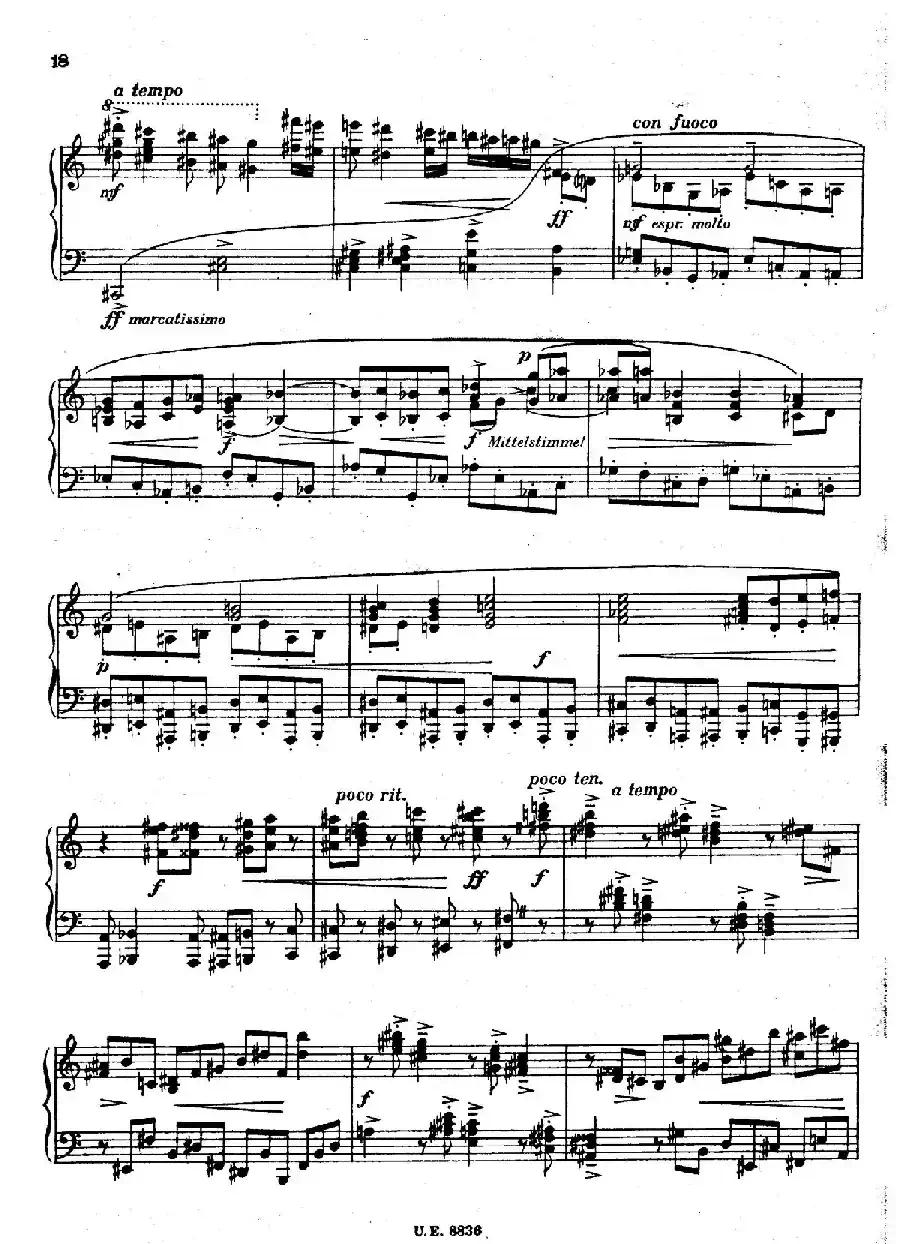 克热内克-第二钢琴奏鸣曲（Piano Sonata No.2 Op.59）