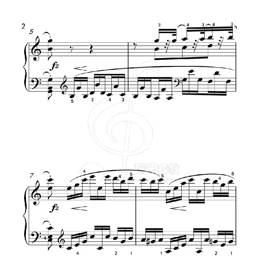 练习曲 5(克拉莫钢琴练习曲60首)