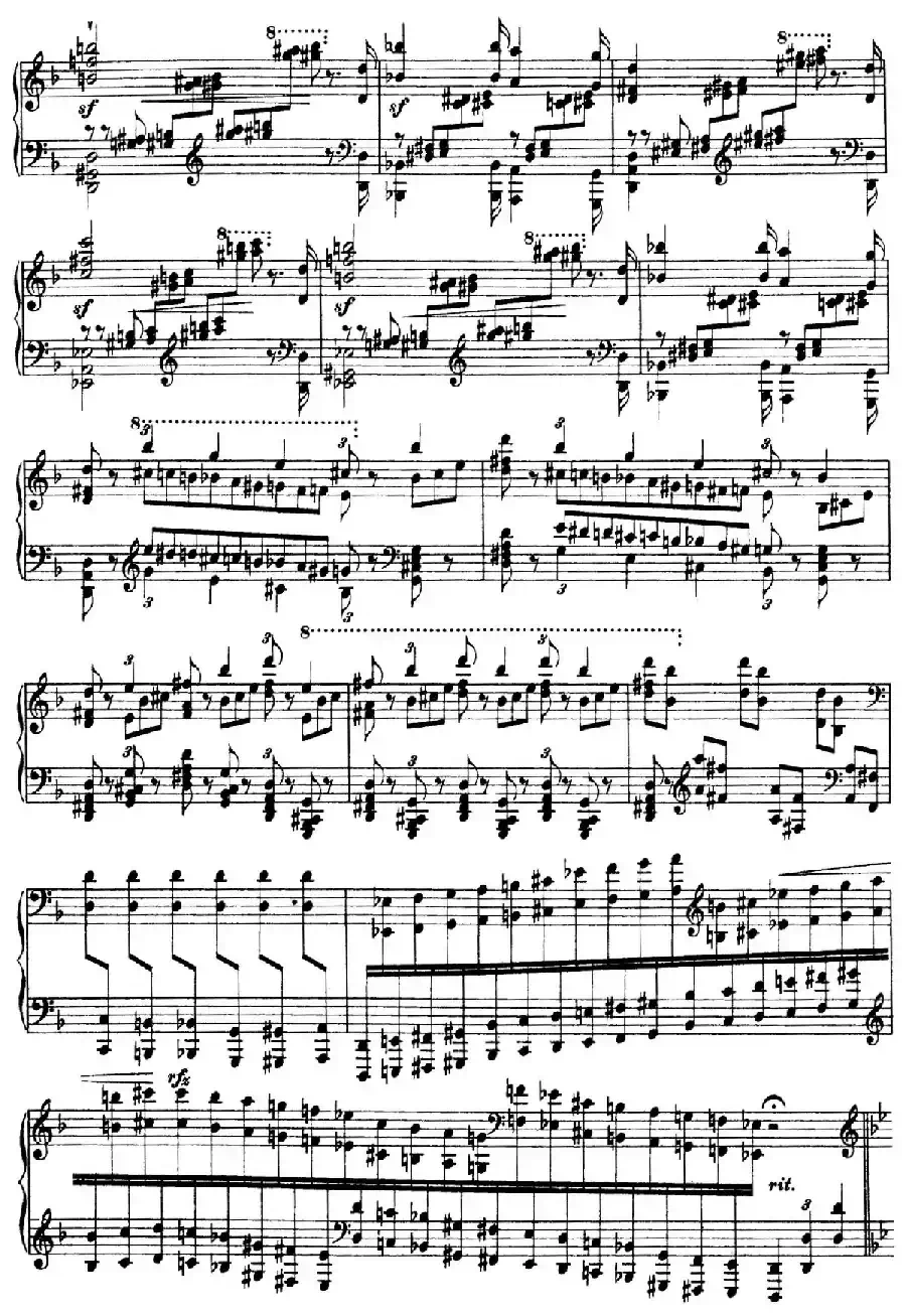 12 Etudes d'execution Transcendante S.139（12首超技练习曲·4）