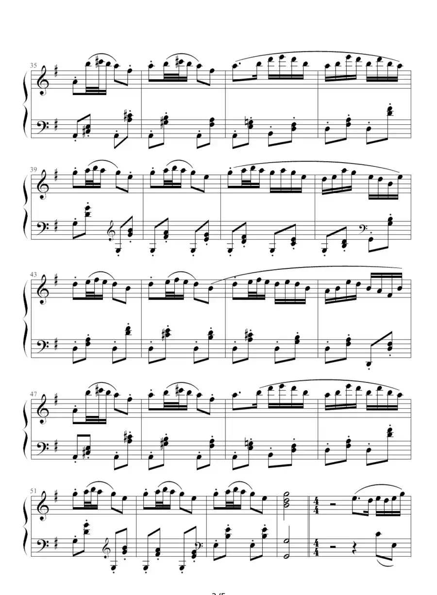 牧童短笛(李拓制谱版)