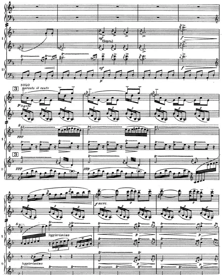 Nights in the Gardens of Spain 西班牙花园之夜 双钢琴版（Ⅱ-Danza lejana）