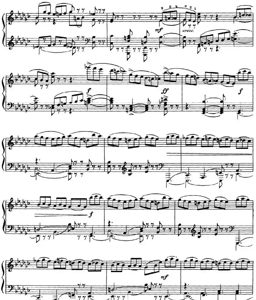 柴可夫斯基18首钢琴小品Op.72（10.Scherzo-fantaisie）