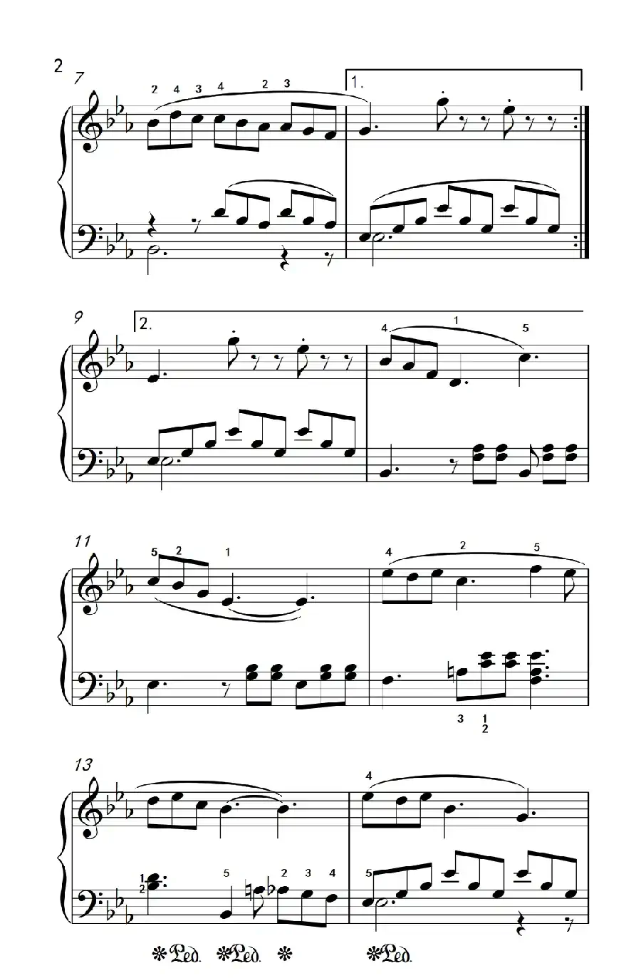 美丽的梦神（老年大学 钢琴教程 3）