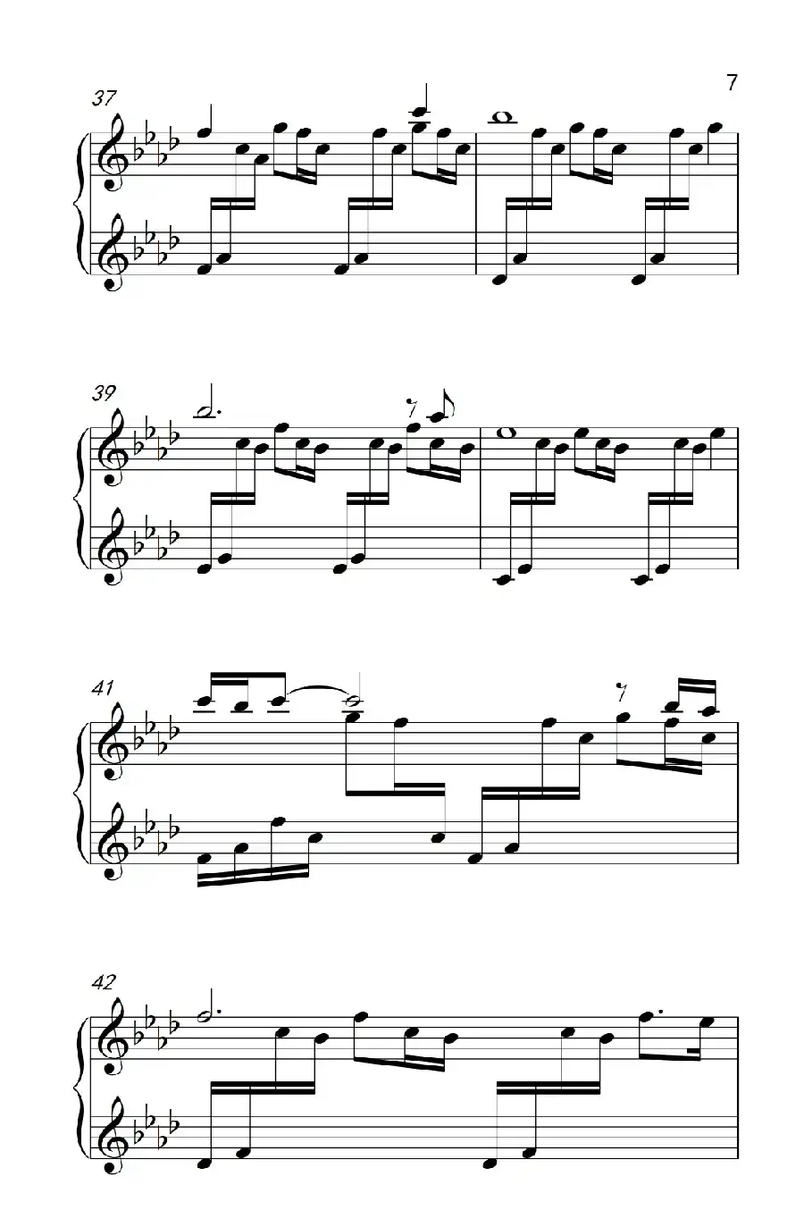 默(电影《何以笙箫默》插曲)(《弹吧音教》制谱版)