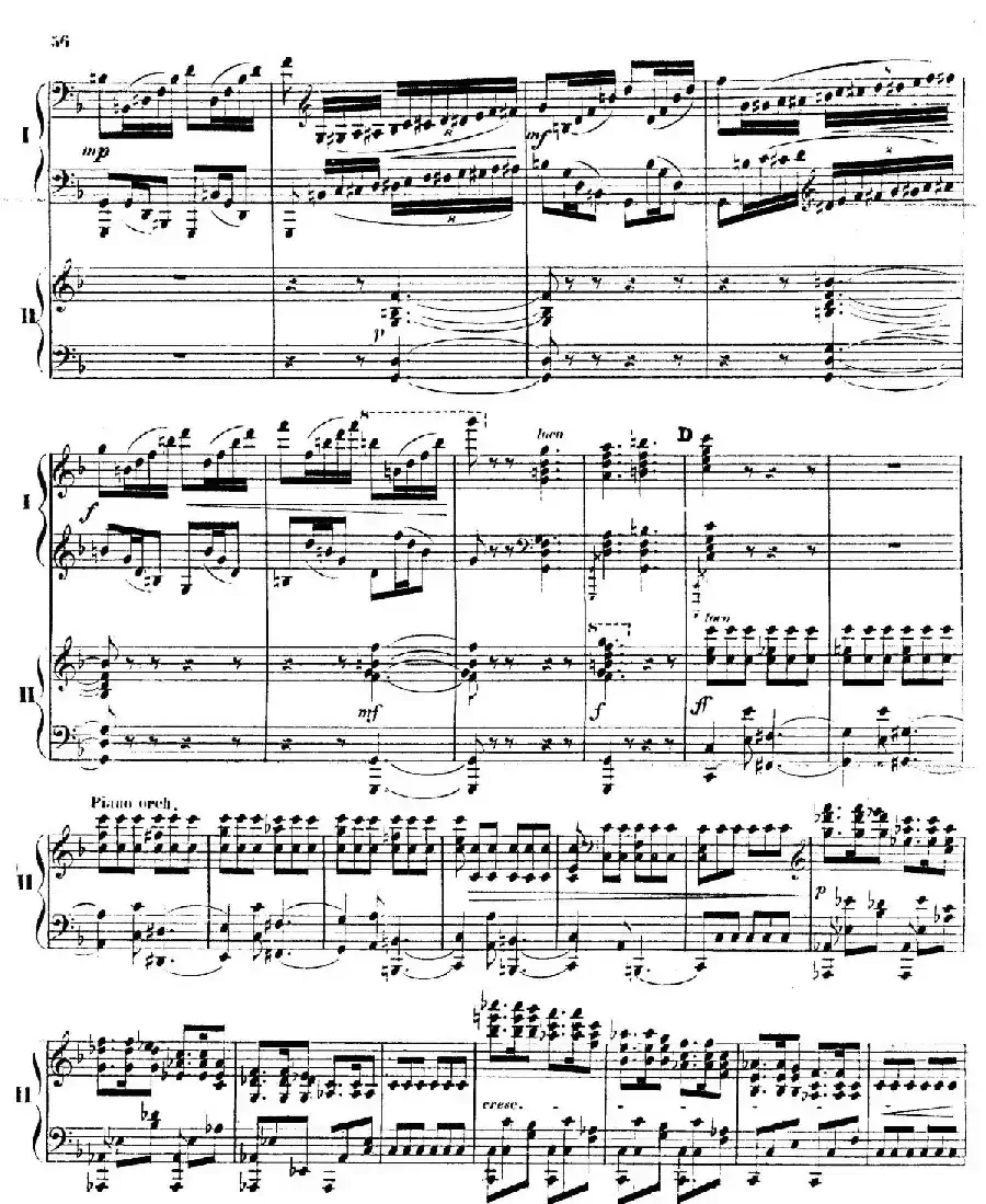 Piano Concerto No.2 in F Major Op.35（F大调第二钢琴协奏曲·Ⅱ·双钢琴）
