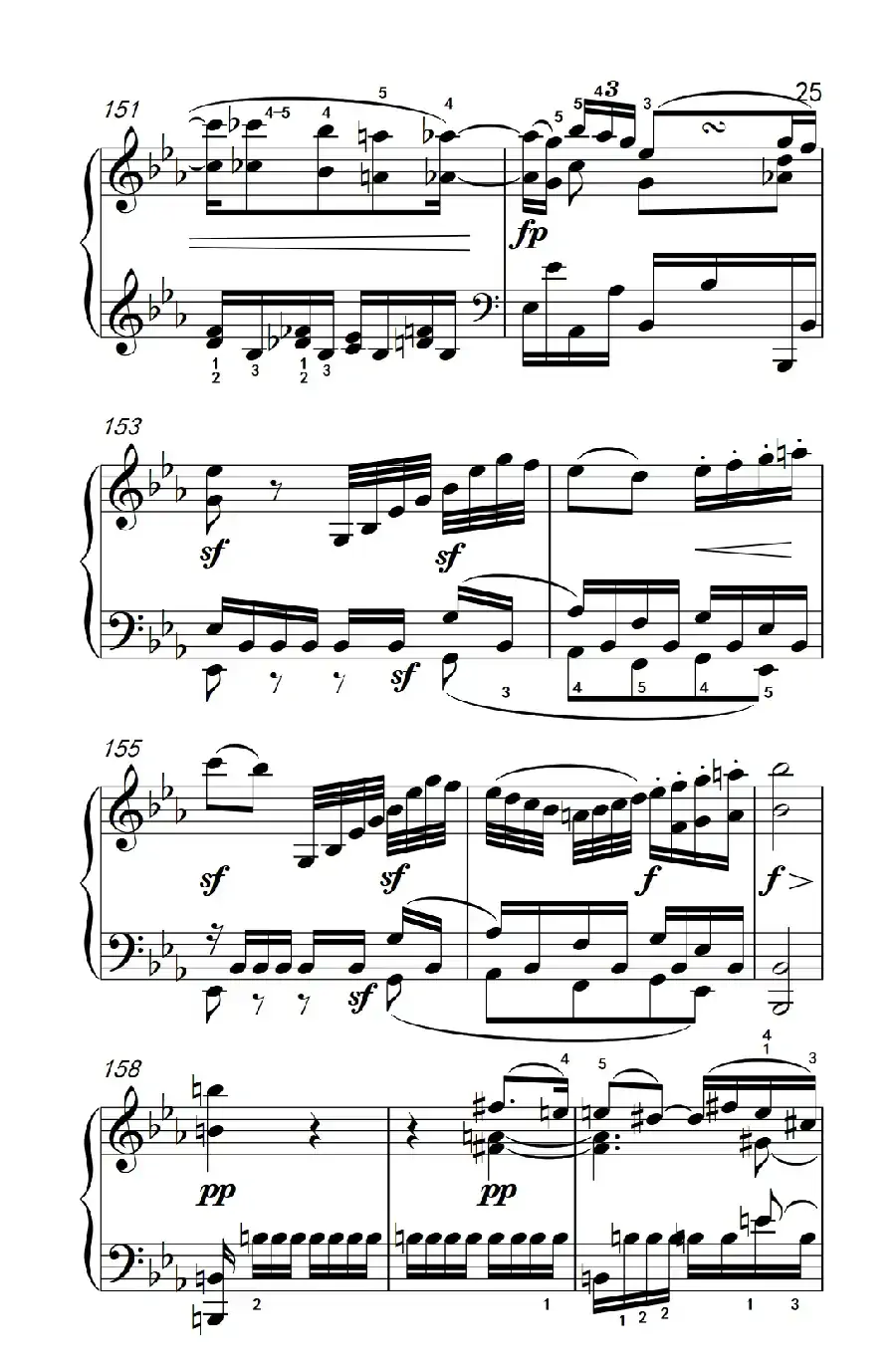 奏鸣曲 Opus 7 第四乐章(贝多芬奏鸣曲集 2)