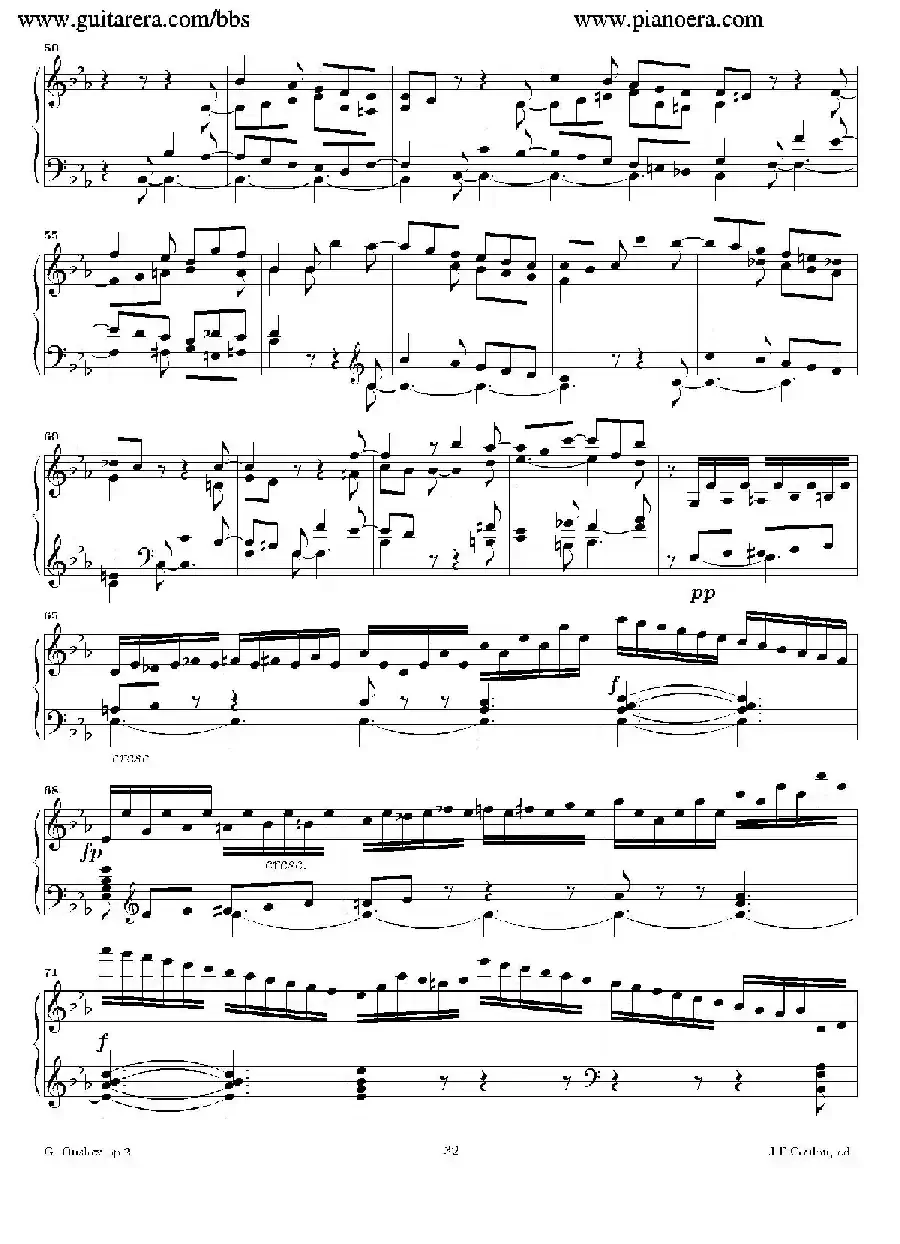 Grande Piano Sonata in c Minor Op.2（c小调华丽钢琴奏鸣曲·第四乐章）