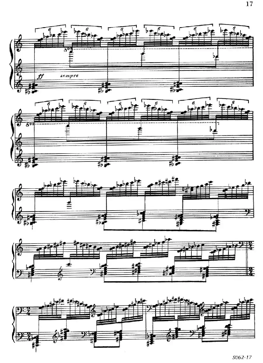 Arabesques Op.42（阿拉伯风格曲 9. 呼啸肆虐的风 ）