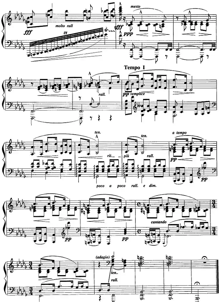 现代钢琴曲：22、练习曲（Op.4，No.3）