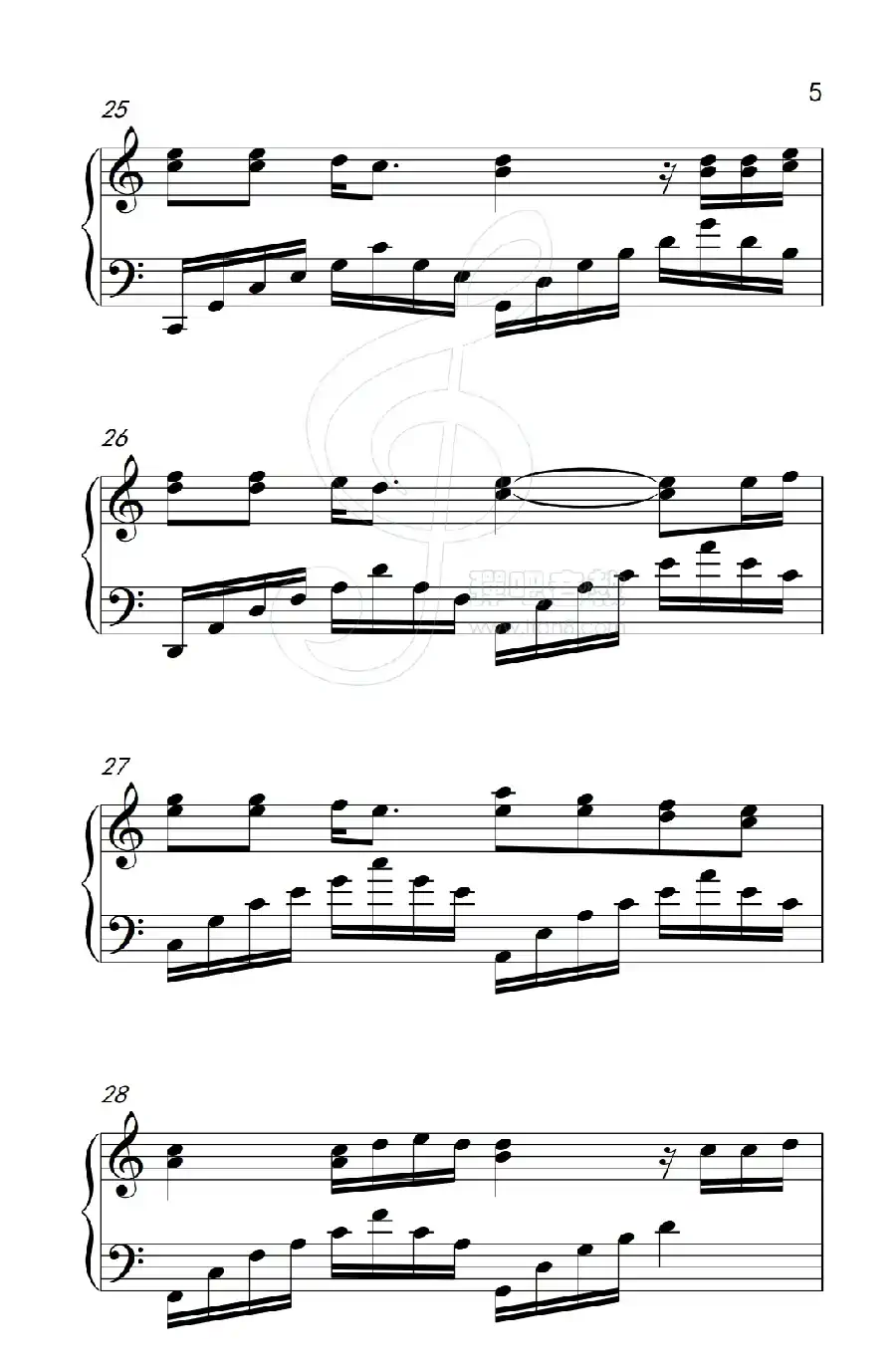 一千个伤心的理由（《弹吧音教》制谱版）