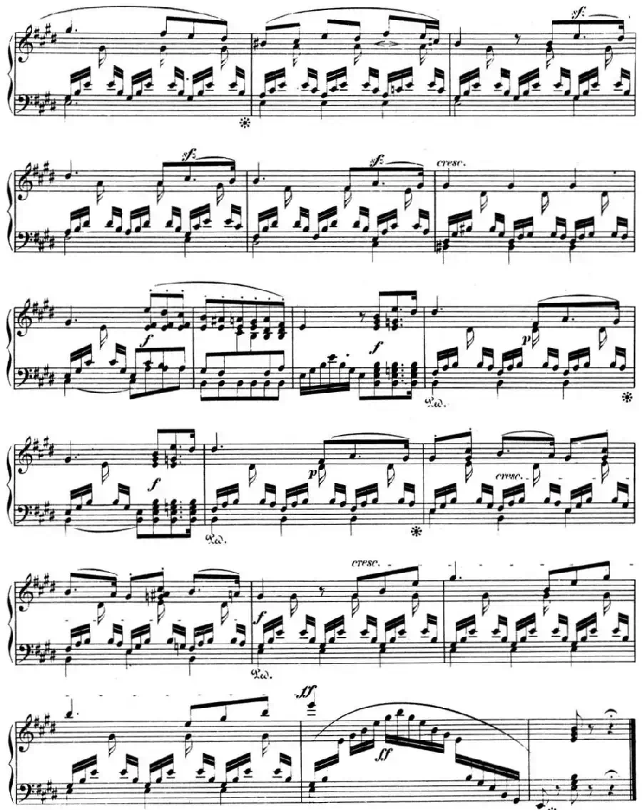 门德尔松无词歌Op.38（NO.3）