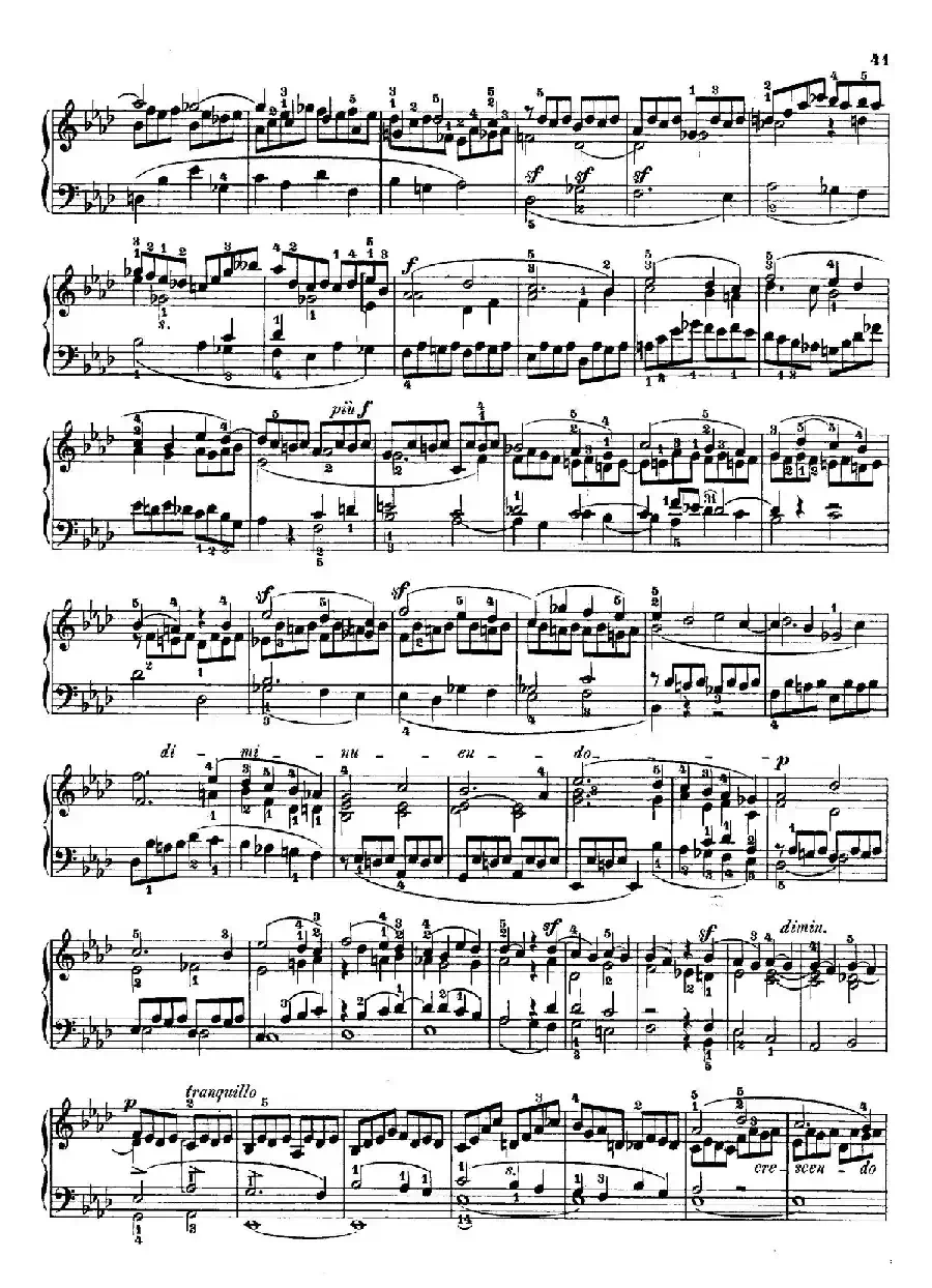 6 Preludes and Fugues Op.35（6首前奏曲与赋格·4）