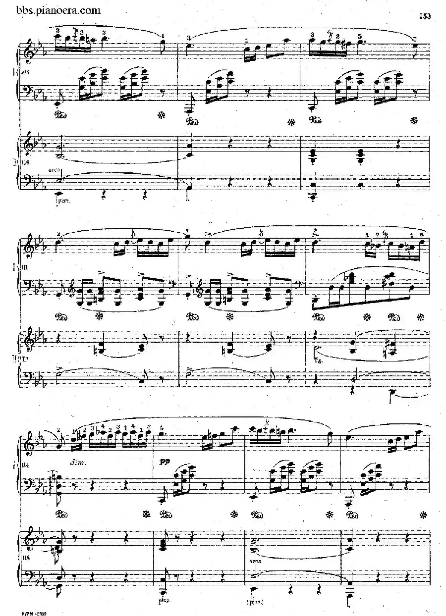 Grande Polonaise Brilliante Preceded by an Andante Spianato Op.22（平静的行板与华丽的波兰舞曲·双钢琴版）