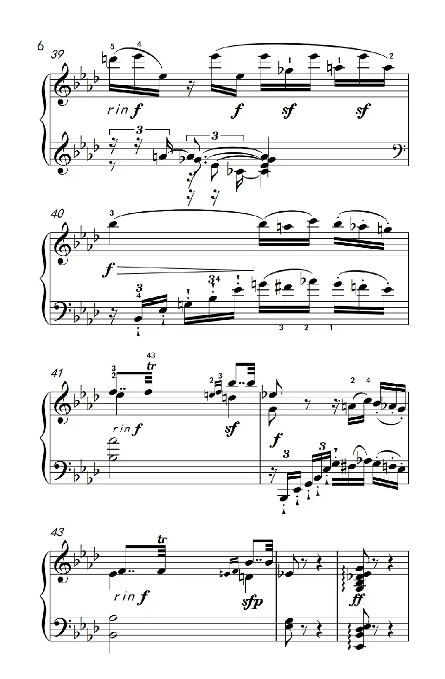 奏鸣曲 Opus 10 Nr.1 第二乐章（贝多芬奏鸣曲集 2）