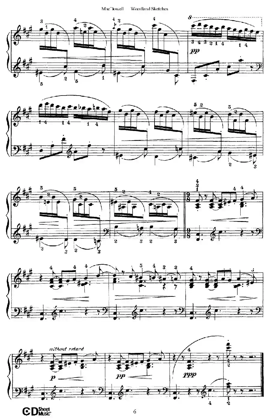 Woodland Sketches Op.51（森林素描·2）