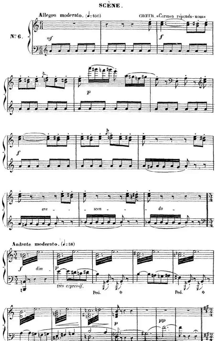 Carmen for Solo Piano（卡门全剧钢琴独奏版）（No.6）