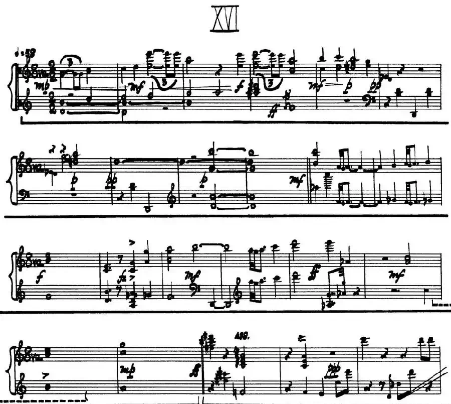 为加料钢琴而作的奏鸣曲与间奏曲（16）