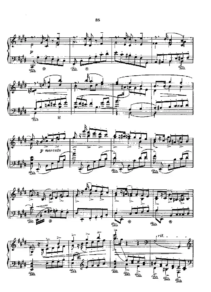 53首以肖邦练习曲为素材而作的练习曲（No.34）
