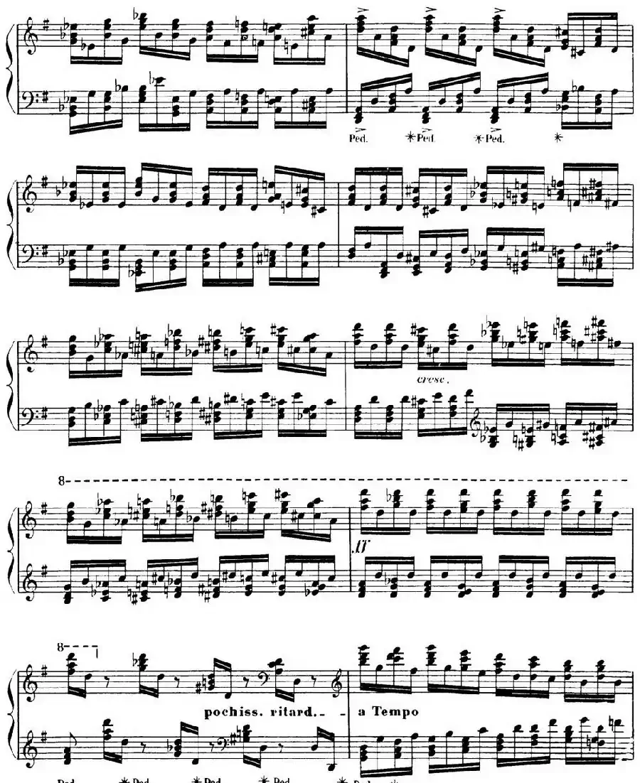 15 Etudes de Virtuosité Op.72 No.3 (十五首钢琴练习曲之三)