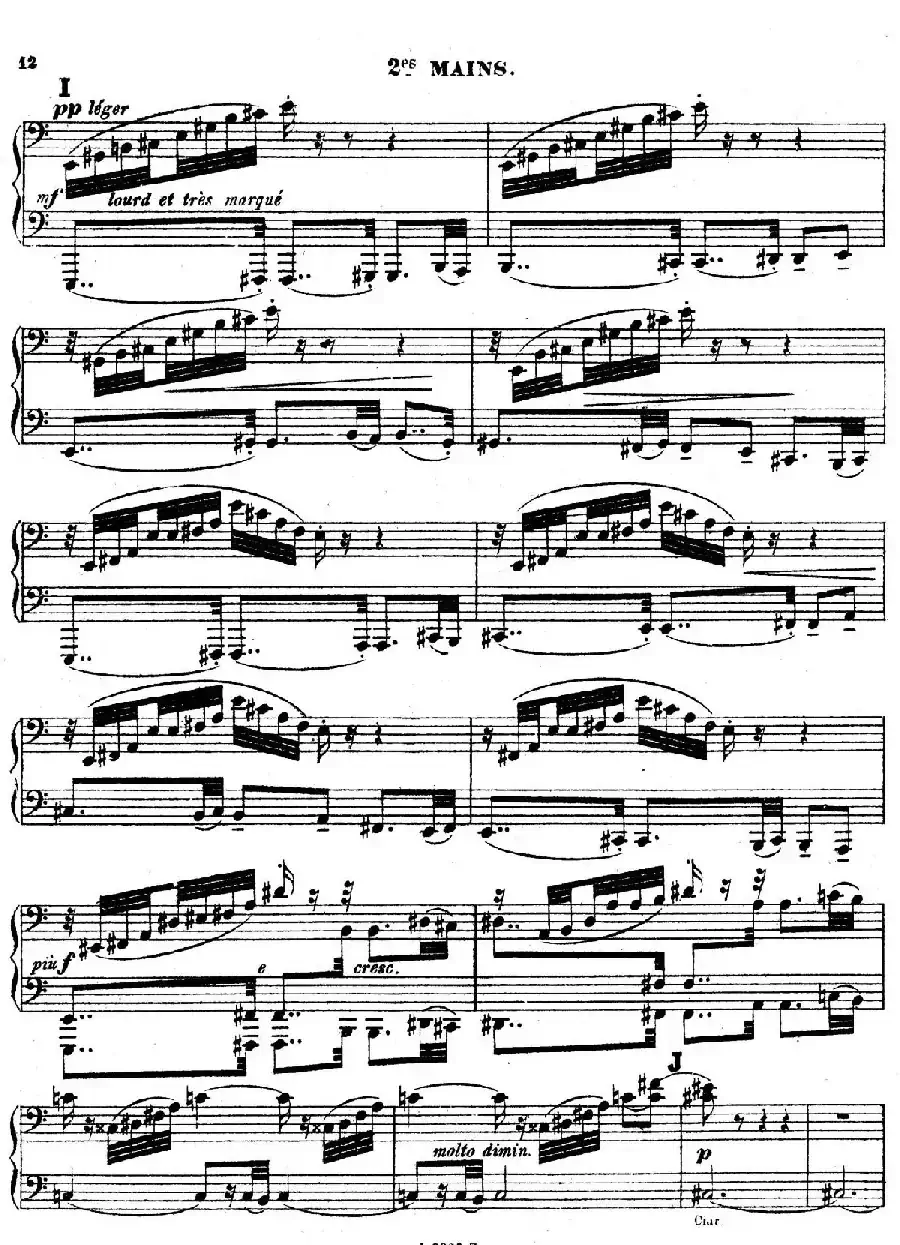 Symphony on a French Mountain Air Op.25（法国山歌交响曲·双钢琴·Ⅰ）