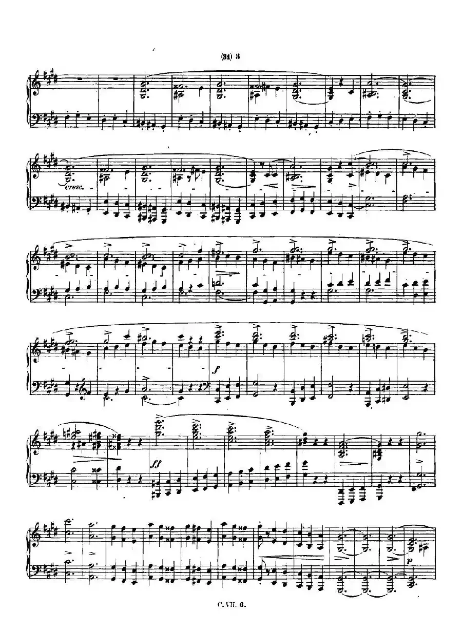 肖邦 钢琴谐谑曲 Chopin Scherzo（No.3 升c小调，Op.39）