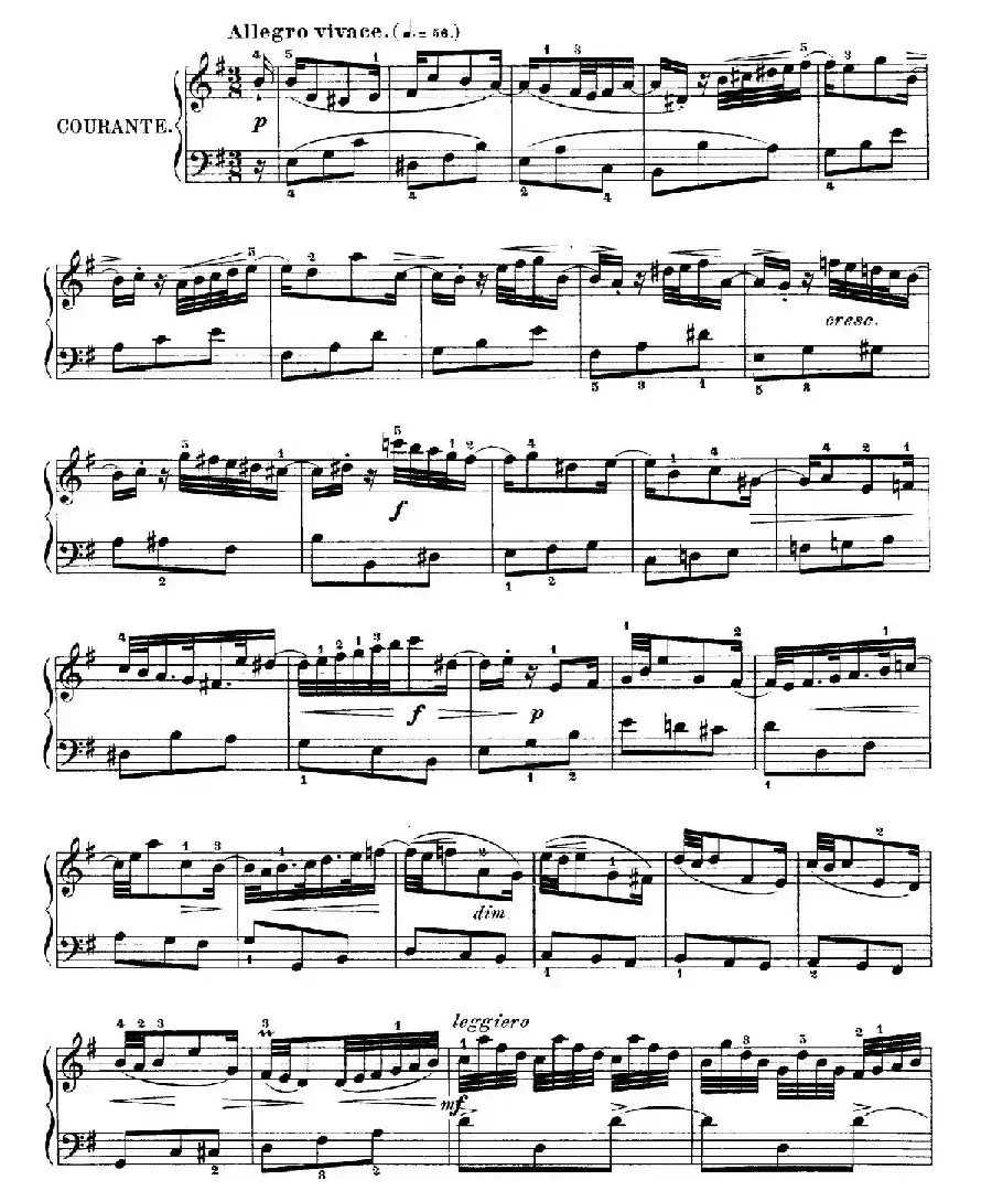 Six Partitas BWV 825-830（6首帕蒂塔·6）