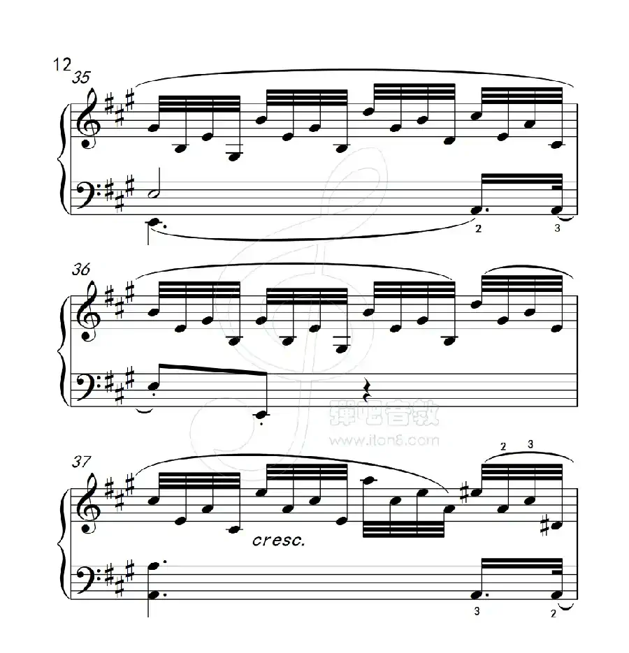 练习曲 37(克拉莫钢琴练习曲60首)