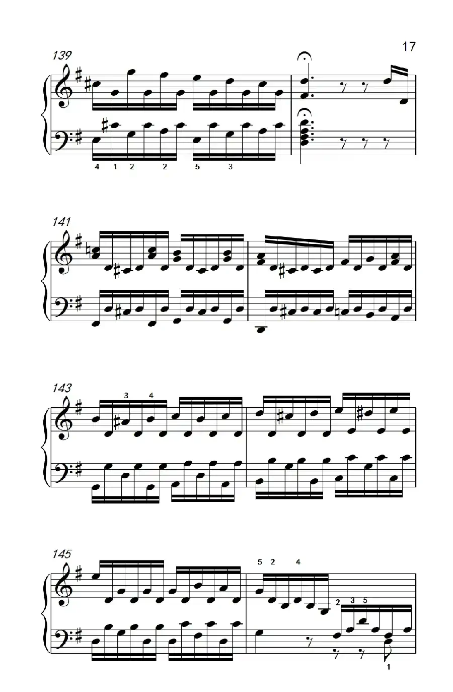 第七级2.G大调变奏曲 贝多芬(中央音乐学院 钢琴(业余)考级教程 7-9级)